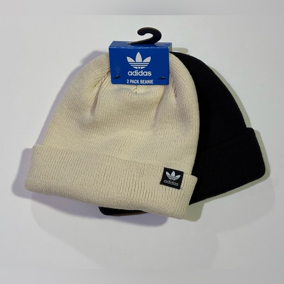 adidas Originals Trefoil Beanie 2-Pack - Picture 4 of 9